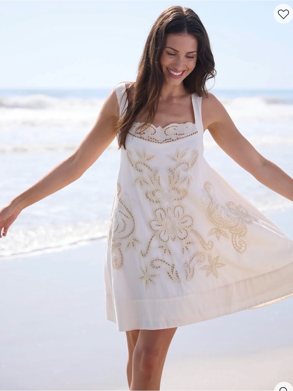 🔘NATURAL LIFE “Sadie” Cotton Eyelet Sundress